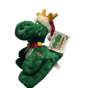 DINGLE SANTA'S DINODEER BUDDY DINOSAUR 14" PLUSH STUFFED ANIMAL PAPEL FREELANCE‎